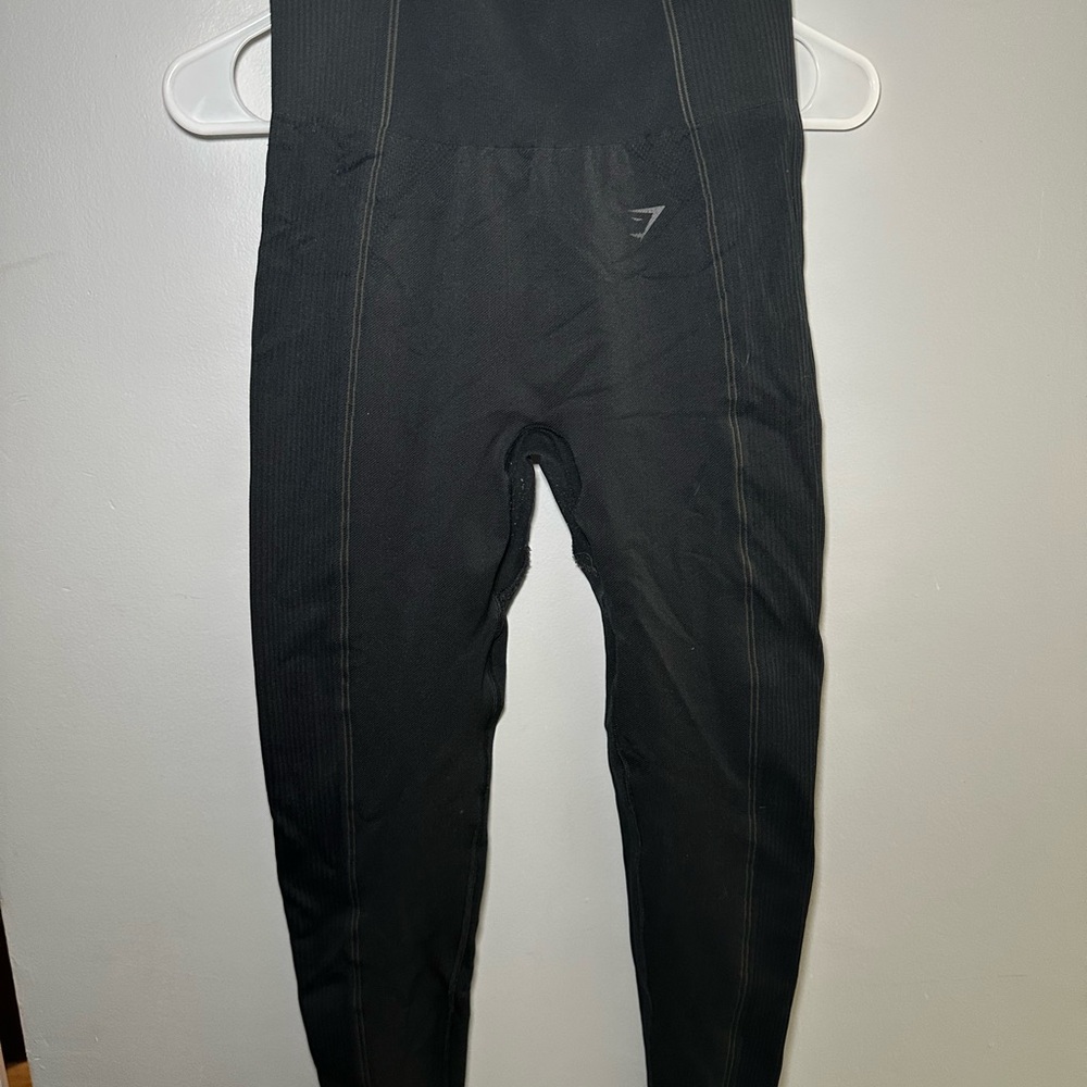 Gymshark Charcoal and Olive Leggings